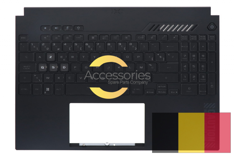 Teclado belga negro retroiluminado TUF Gaming Asus