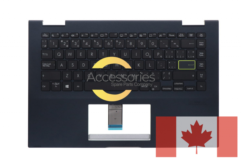 Teclado negro canadiense VivoBook Asus