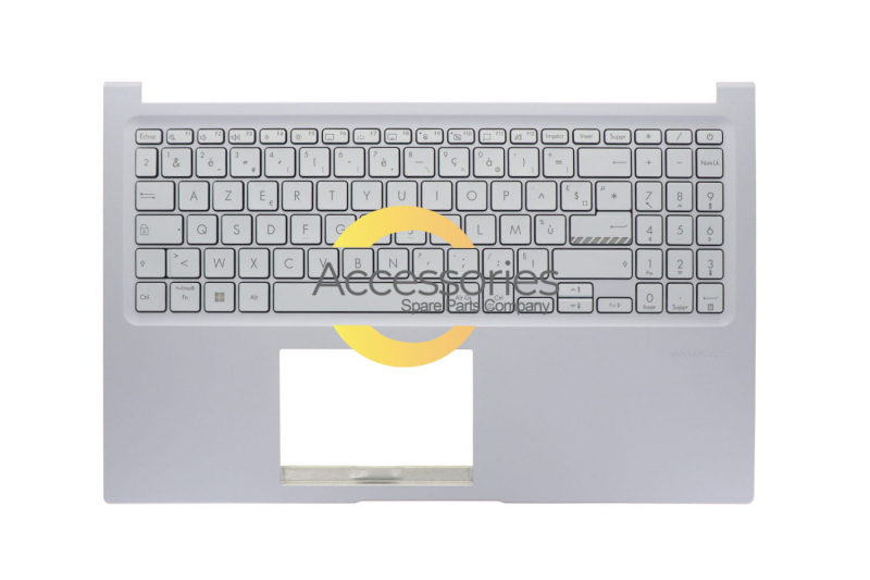 Teclado retroiluminado plateado Vivobook Asus