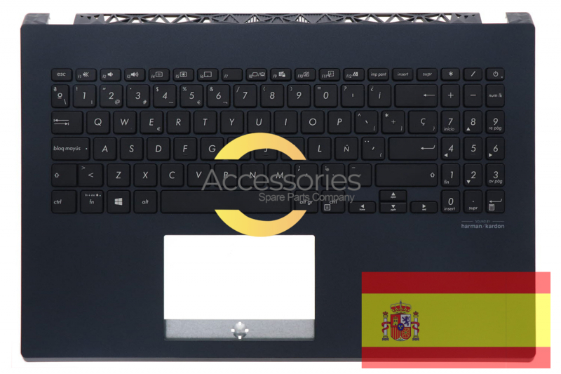 Teclado azul español Asus