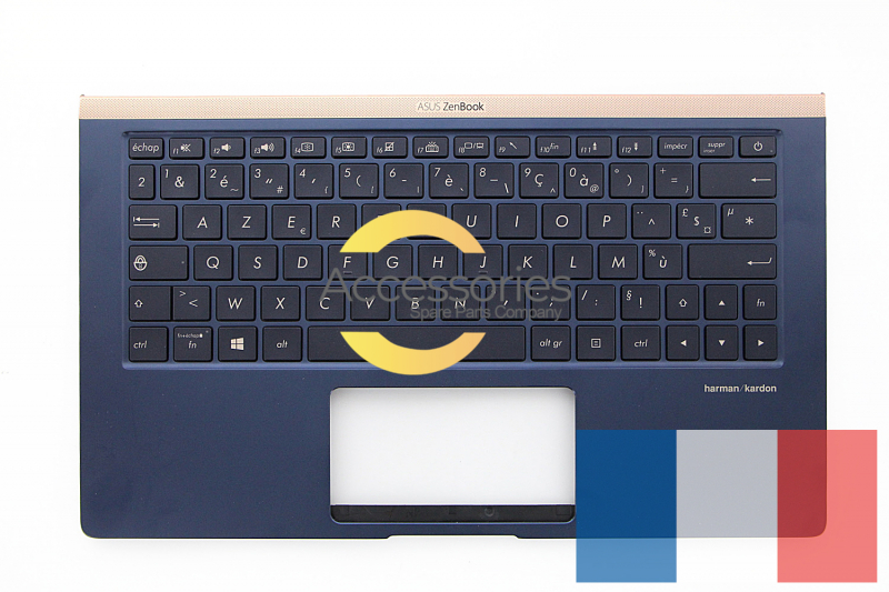 Teclado retroiluminado azul francés ZenBook Asus