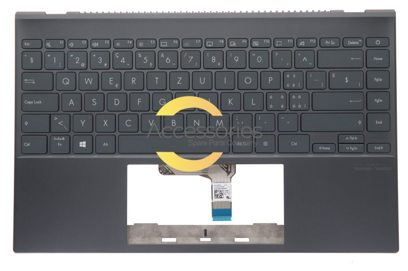 Teclado retroiluminado gris suizo ZenBook Asus