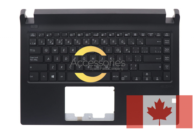 Teclado negro canadiense ASUSPRO