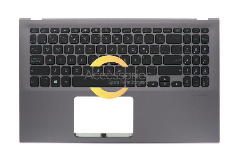 Teclado gris retroiluminado canadiense VivoBook Asus