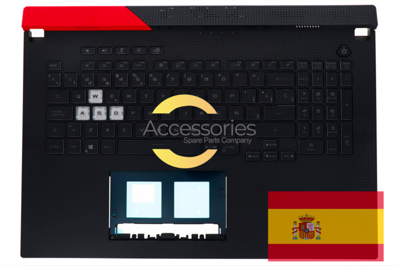 Asus ROG Strix Spanish backlit black keyboard