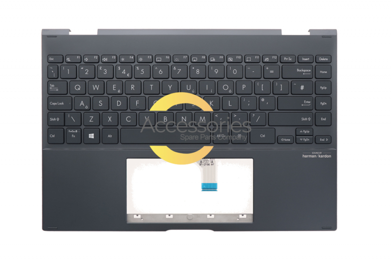 Teclado retroiluminado gris reino unido ZenBook Asus