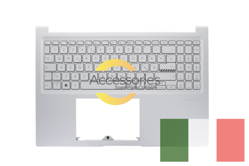 Teclado Italiano Plateado VivoBook Asus