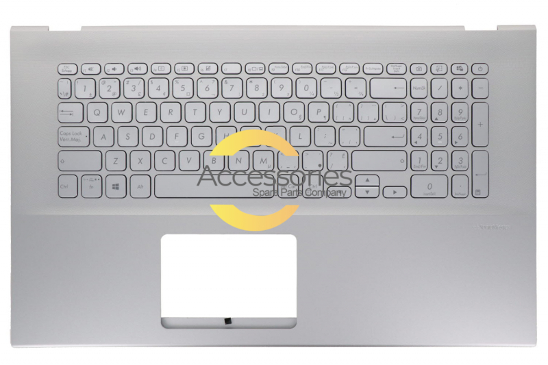 Teclado plateado canadiense VivoBook Asus