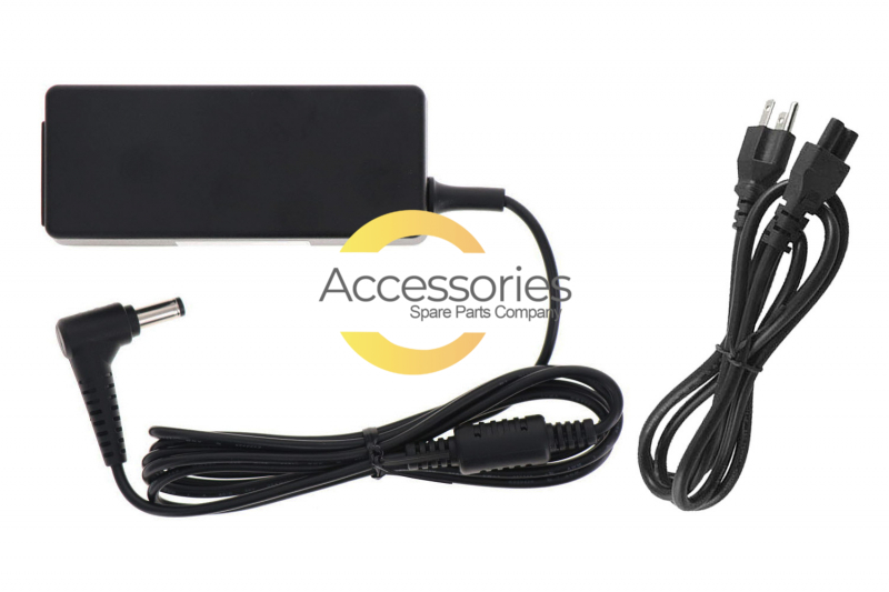Cargador Asus de 45W con conector redondo y enchufe US