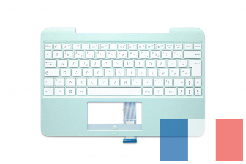Teclado verde Asus