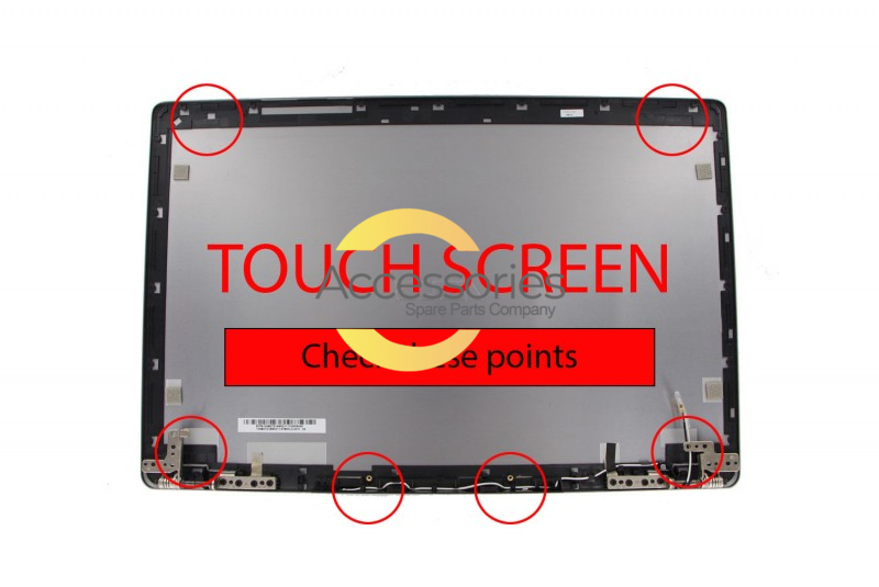 Cubierta LCD gris táctil 15 pulgadas para ZenBook Asus