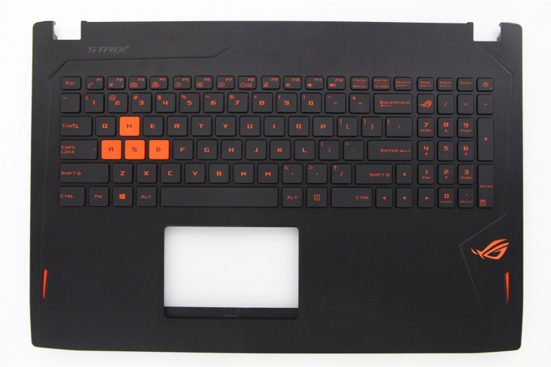 Teclado retroiluminado negro americano Asus Teclado negro retroiluminado Asus