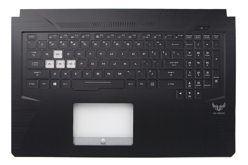 Teclado americano retroiluminado TUF Asus negro