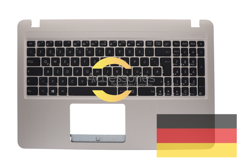 Teclado dorado alemán Asus VivoBook