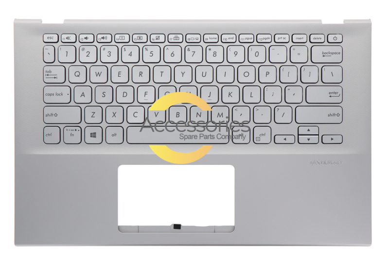 Teclado retroiluminado plateado americano Asus VivoBook