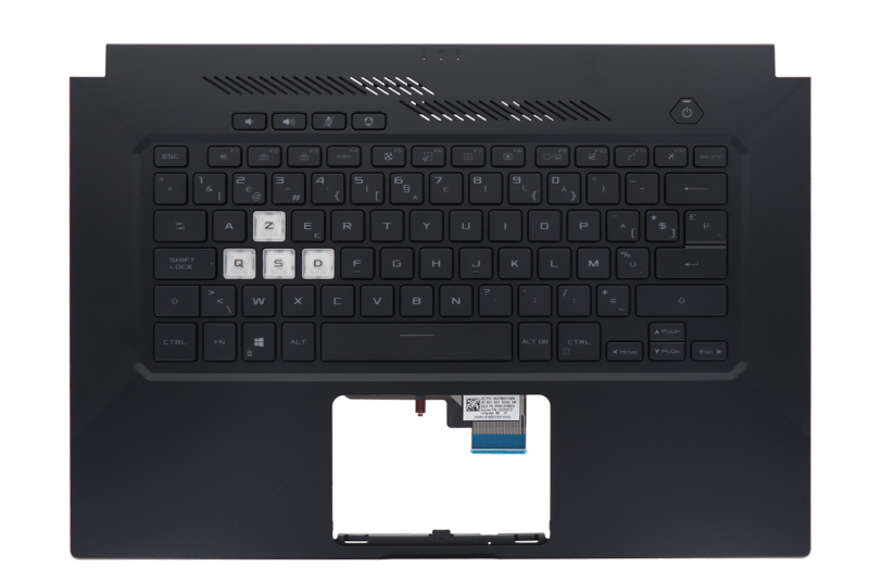 Teclado belga negro retroiluminado TUF Dash Asus