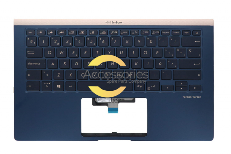 Teclado retroiluminado azul español ZenBook Asus