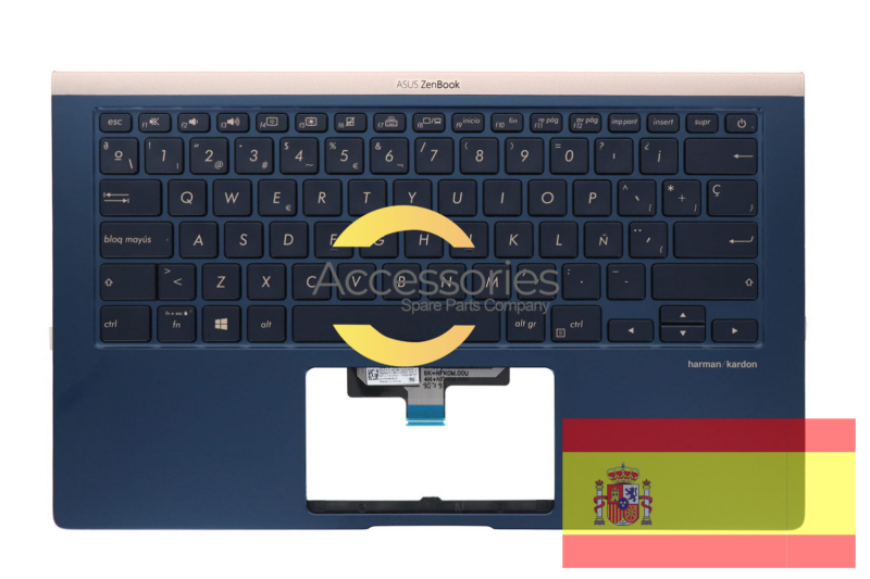 Teclado retroiluminado azul español ZenBook Asus