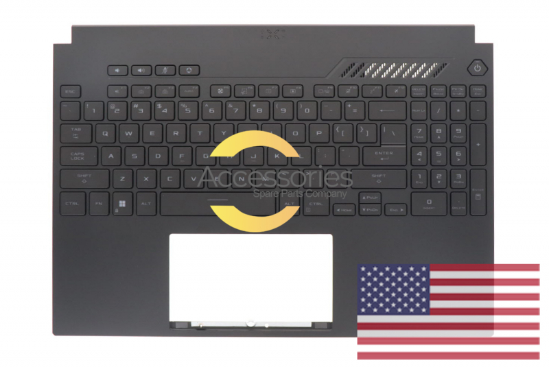 Teclado Retroiluminado Americano Negro TUF Gaming Advantage Edition Asus