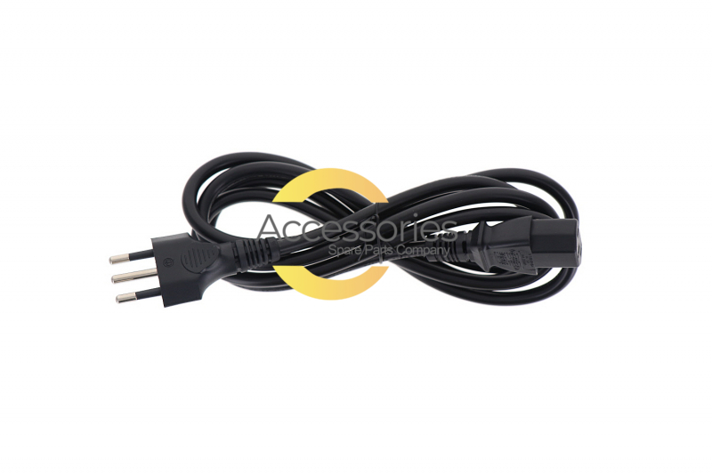 Cable de alimentación negro para cargador italiano Asus