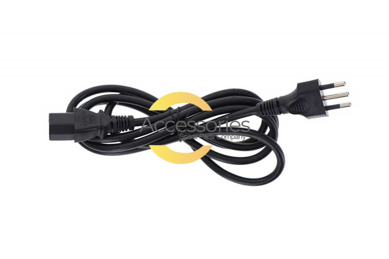 Cable de alimentación negro para cargador italiano Asus