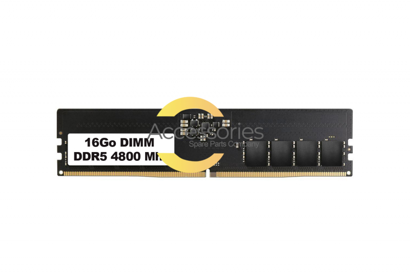 Tira de memoria DIMM DDR5 4800 MHz de 16 GB