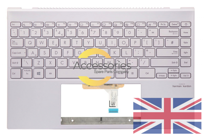 Teclado lila retroiluminado inglés ZenBook 13 Asus