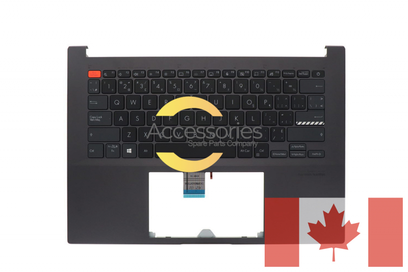 Teclado retroiluminado negro canadiense VivoBook Asus