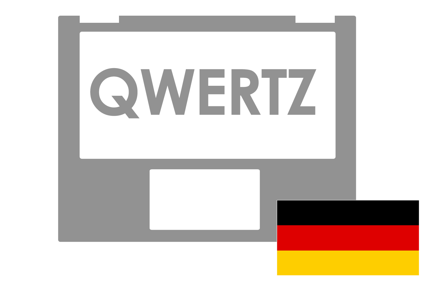 Teclado retroiluminado plateado QWERTZ alemán Asus