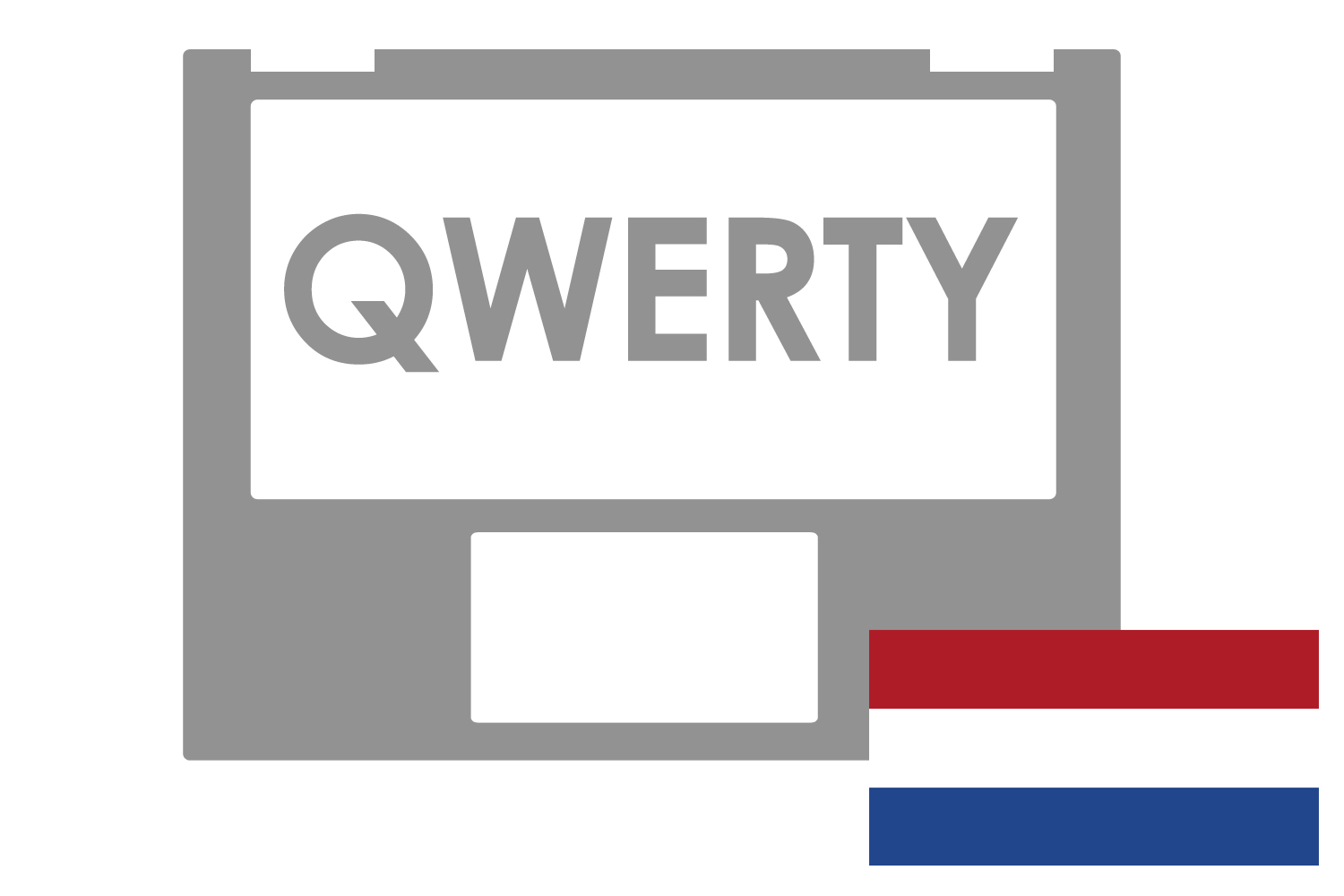 Teclado azul retroiluminado QWERTY holandés Asus